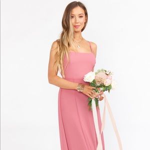 Shoe Me Your Mumu Lauren Dress Sunset Rose